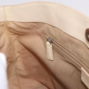 Christian Dior Trotter Canvas Floral Hand Bag Ivory Silver Auth am12468-24