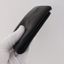 GUCCI Pouch Wallet GG Leather Canvas 6 Set Beige Black Auth am12473-16