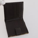 GUCCI Pouch Wallet GG Leather Canvas 6 Set Beige Black Auth am12473-35