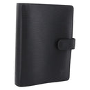LOUIS VUITTON Epi Agenda MM Day Planner Cover Black R20042 LV Auth am12474V-1