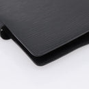 LOUIS VUITTON Epi Agenda MM Day Planner Cover Black R20042 LV Auth am12474V-16