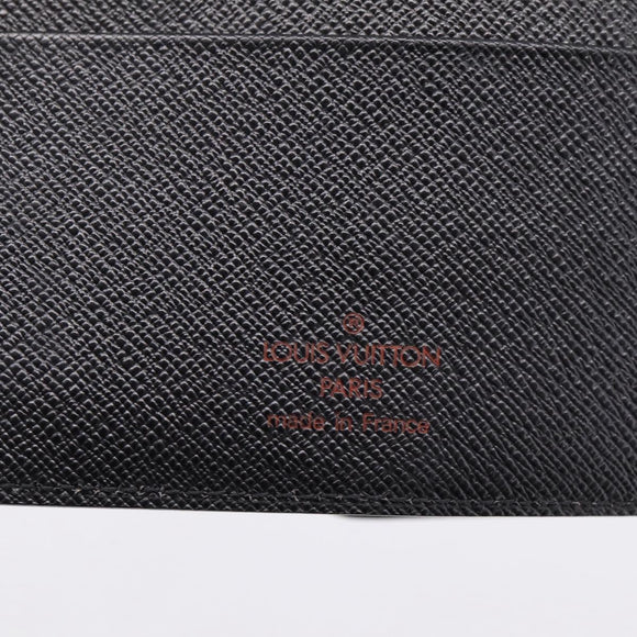 LOUIS VUITTON Epi Agenda MM Day Planner Cover Black R20042 LV Auth am12474V