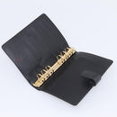 LOUIS VUITTON Epi Agenda MM Day Planner Cover Black R20042 LV Auth am12474V-8