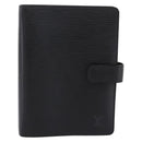 LOUIS VUITTON Epi Agenda MM Day Planner Cover Black R20042 LV Auth am12474V-13
