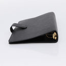 LOUIS VUITTON Epi Agenda MM Day Planner Cover Black R20042 LV Auth am12474V-5
