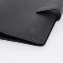 LOUIS VUITTON Epi Agenda MM Day Planner Cover Black R20042 LV Auth am12474V-14