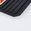 SAINT LAURENT Fragment Case Leather Black Silver 463778 Auth am12475V-7