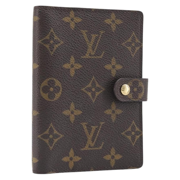 LOUIS VUITTON Monogram Agenda PM Day Planner Cover R20005 LV Auth am12476V