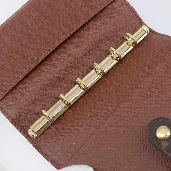 LOUIS VUITTON Monogram Agenda PM Day Planner Cover R20005 LV Auth am12476V