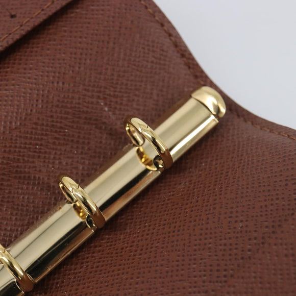LOUIS VUITTON Monogram Agenda PM Day Planner Cover R20005 LV Auth am12476V