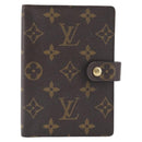 LOUIS VUITTON Monogram Agenda PM Day Planner Cover R20005 LV Auth am12476V-13