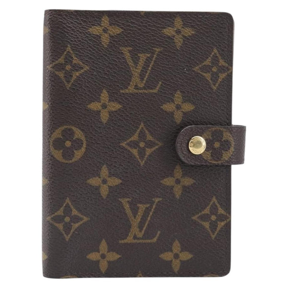 LOUIS VUITTON Monogram Agenda PM Day Planner Cover R20005 LV Auth am12476V