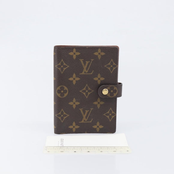 LOUIS VUITTON Monogram Agenda PM Day Planner Cover R20005 LV Auth am12476V