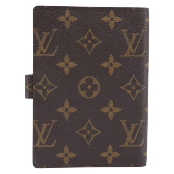 LOUIS VUITTON Monogram Agenda PM Day Planner Cover R20005 LV Auth am12476V