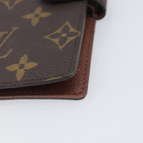 LOUIS VUITTON Monogram Agenda PM Day Planner Cover R20005 LV Auth am12476V