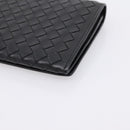 BOTTEGA VENETA INTRECCIATO Long Wallet Leather Black Auth am12478M-15