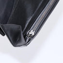 BOTTEGA VENETA INTRECCIATO Long Wallet Leather Black Auth am12478M-9