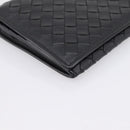 BOTTEGA VENETA INTRECCIATO Long Wallet Leather Black Auth am12478M-14
