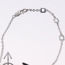 Christian Dior Heart Arrow Bracelet Metal Silver Auth am12479M-12