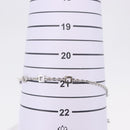 Christian Dior Heart Arrow Bracelet Metal Silver Auth am12479M-15