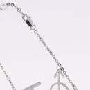 Christian Dior Heart Arrow Bracelet Metal Silver Auth am12479M-6