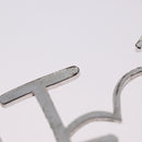 Christian Dior Heart Arrow Bracelet Metal Silver Auth am12479M-8