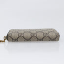 LOUIS VUITTON GG Supreme Coin Purse PVC Beige Gold Tone 431482 LV Auth am12481V-6