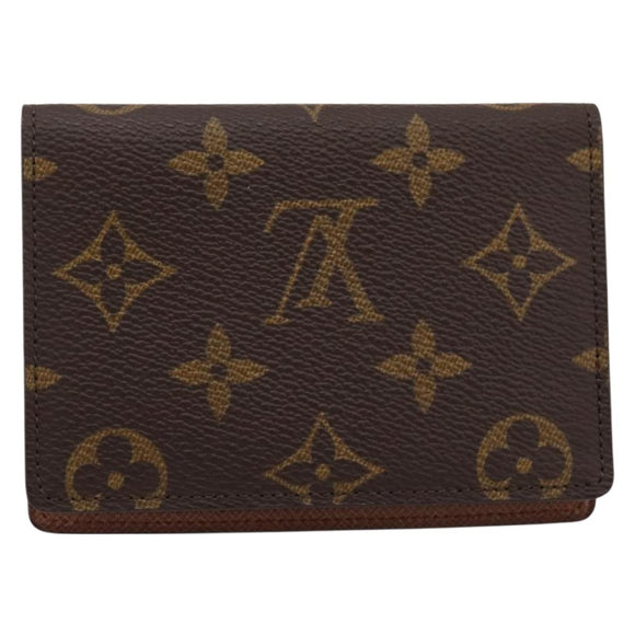 LOUIS VUITTON Monogram Porte 2 Cult Vertical Pass Case M60533 LV Auth am12483V