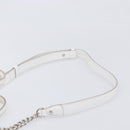 TOD’S x Alber Elbaz Hand Bag Leather White Silver Auth am12484V-15