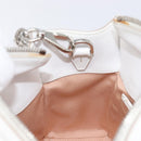 TOD’S x Alber Elbaz Hand Bag Leather White Silver Auth am12484V-23