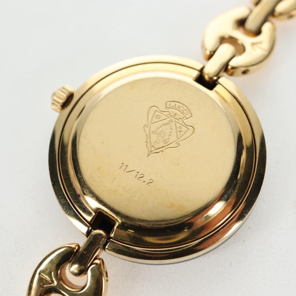 GUCCI Change Bezel Watches Metal Gold Multicolor Auth am12485M
