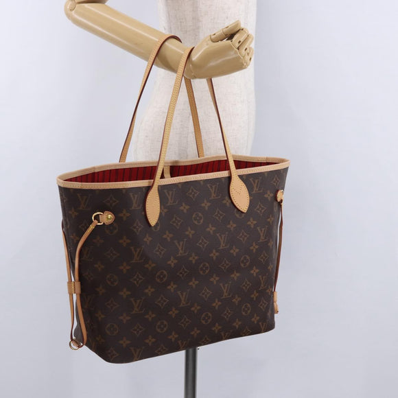 LOUIS VUITTON Monogram Neverfull MM Tote Bag M40156 LV Auth am12488SAM