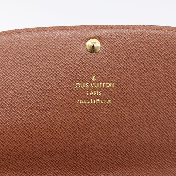 LOUIS VUITTON Monogram Portefeuille Louise Long Wallet M60460 LV Auth am12490V