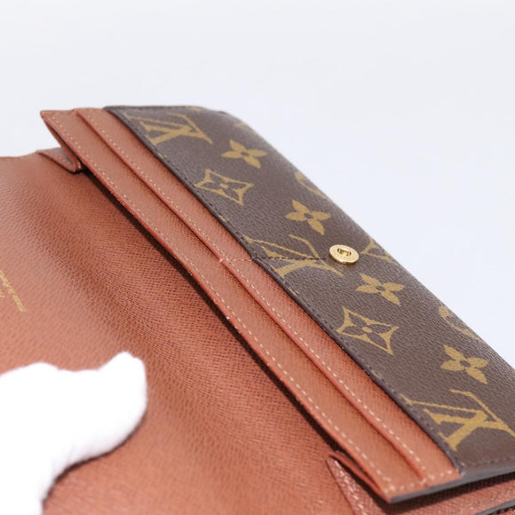 LOUIS VUITTON Monogram Portefeuille Louise Long Wallet M60460 LV Auth am12490V