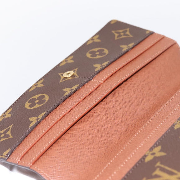 LOUIS VUITTON Monogram Portefeuille Louise Long Wallet M60460 LV Auth am12490V