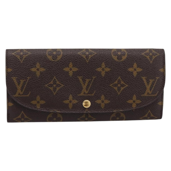 LOUIS VUITTON Monogram Portefeuille Louise Long Wallet M60460 LV Auth am12490V