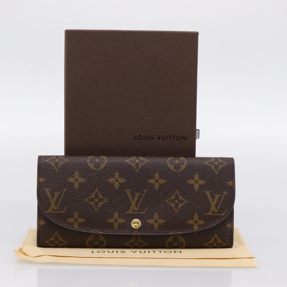 LOUIS VUITTON Monogram Portefeuille Louise Long Wallet M60460 LV Auth am12490V