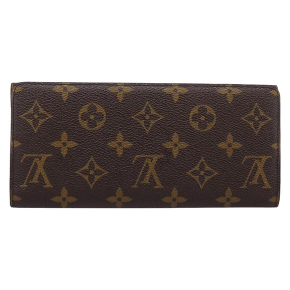 LOUIS VUITTON Monogram Portefeuille Louise Long Wallet M60460 LV Auth am12490V