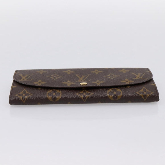 LOUIS VUITTON Monogram Portefeuille Louise Long Wallet M60460 LV Auth am12490V
