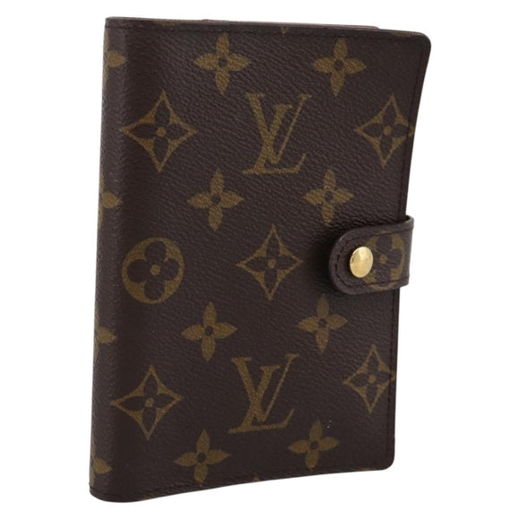 LOUIS VUITTON Monogram Agenda PM Day Planner Cover R20005 LV Auth am12492V