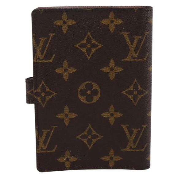 LOUIS VUITTON Monogram Agenda PM Day Planner Cover R20005 LV Auth am12492V