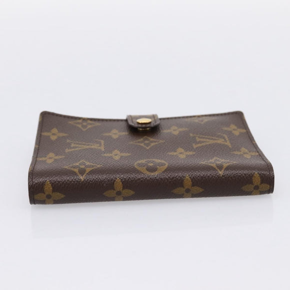 LOUIS VUITTON Monogram Agenda PM Day Planner Cover R20005 LV Auth am12492V