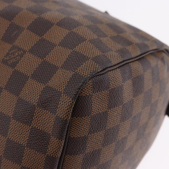 LOUIS VUITTON Damier Ebene Speedy 30 Hand Bag N41364 LV Auth am12493V
