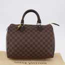 LOUIS VUITTON Damier Ebene Speedy 30 Hand Bag N41364 LV Auth am12493V-23
