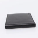 BURBERRY Nova Check Wallet Leather Black Auth am12497V-4