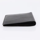 BURBERRY Nova Check Wallet Leather Black Auth am12497V-5
