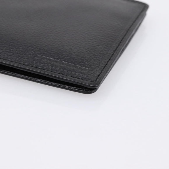 BURBERRY Nova Check Wallet Leather Black Auth am12497V