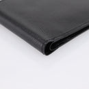 BURBERRY Nova Check Wallet Leather Black Auth am12497V-14