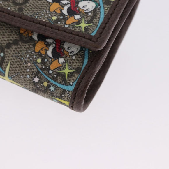 GUCCI × Disney Donald Duck GG Supreme Air Pods Case PVC 647930 Auth am12498M