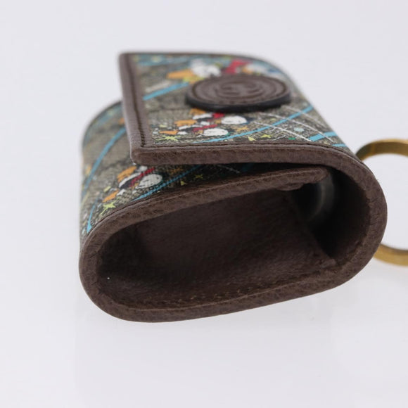 GUCCI × Disney Donald Duck GG Supreme Air Pods Case PVC 647930 Auth am12498M